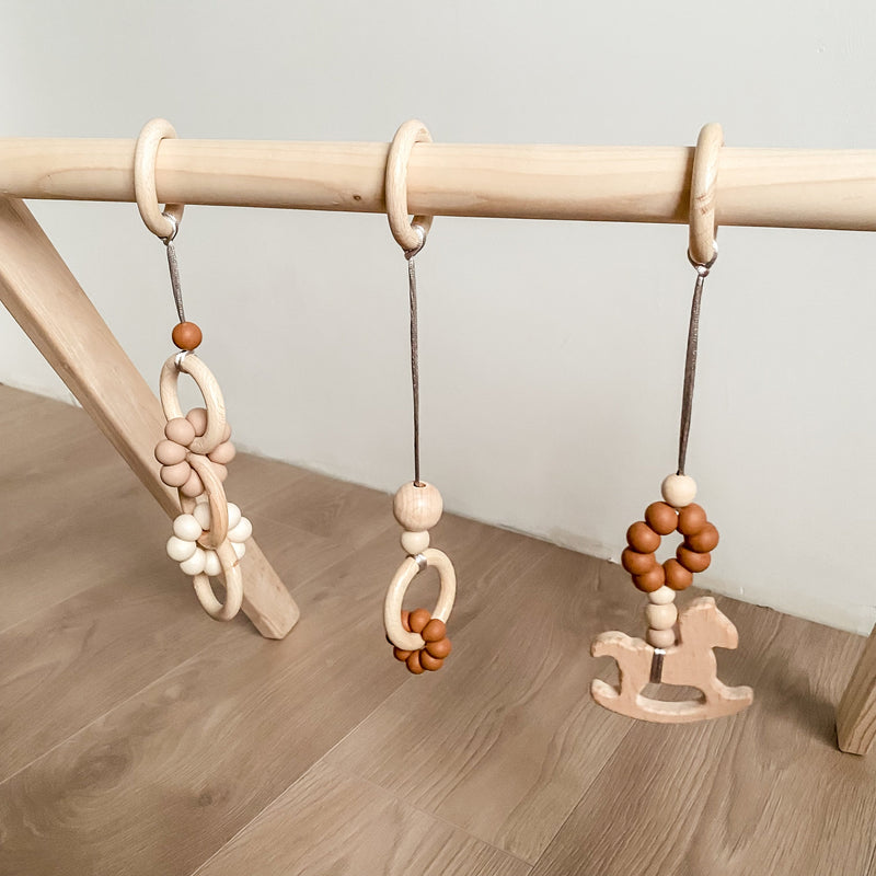 Baby gym frame with 3 pendants - promo set